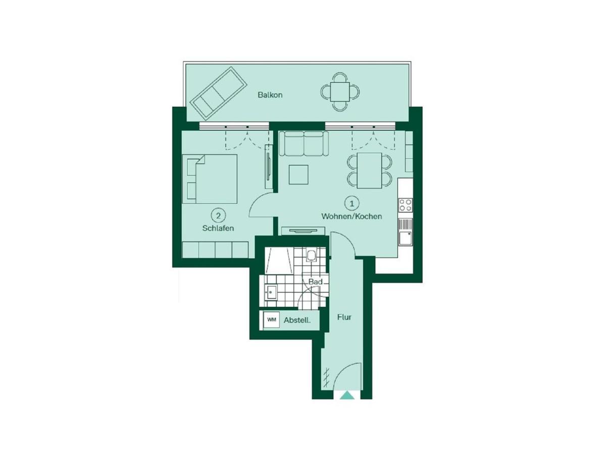 Garz  Apartment "Haffblick" - Haffresidenz מראה חיצוני תמונה